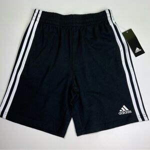 Adidas Black Shorts with White Stripes size M NWT boys
